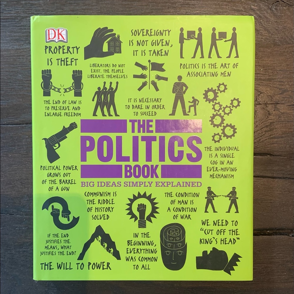 DK✨The Politics Book-Hardcover w/slipcover